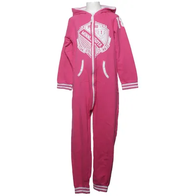 Onesie (Pink, White) from Knox Cotton, Polyester