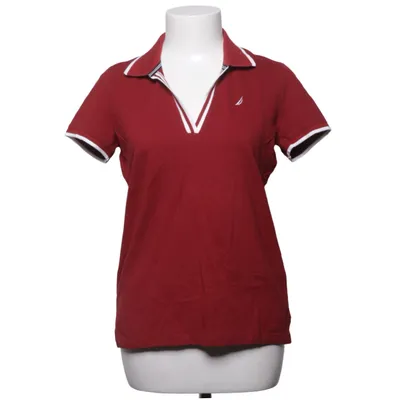 Poloshirt (Rot) von Nautica Baumwolle, Elasthan, Recyceltes Polyester