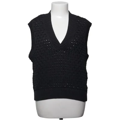 Pull sans manches (Gris) de Oval Square Coton, Polyester