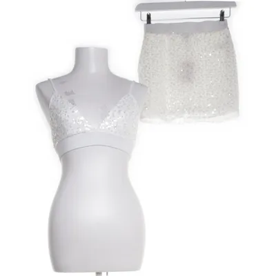 Set (Vit) från Fashion Nova Bomull, Elastan, Polyester