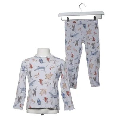 Pyjamasz (Blå, Flerfarvet) fra Name It Elastan, Økologisk bomuld