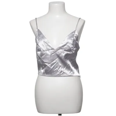 Crop top (Zilver) van Loavies Polyester