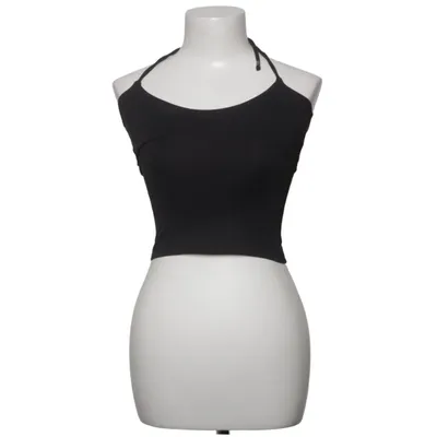 Neckholder Top (Schwarz) von Tankair Elasthan, Polyester