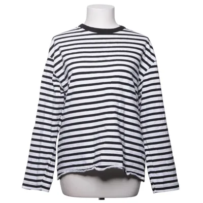 Long sleeve T-shirt (Black, White) from Pull & Bear Cotton