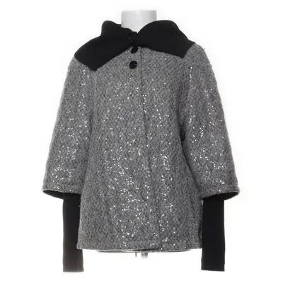 Jacket (Gray) from Roccobarocco Polyester, Viscose, Wool