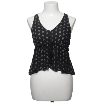 Tanktop (Zwart, Wit) van Pull & Bear Viscose