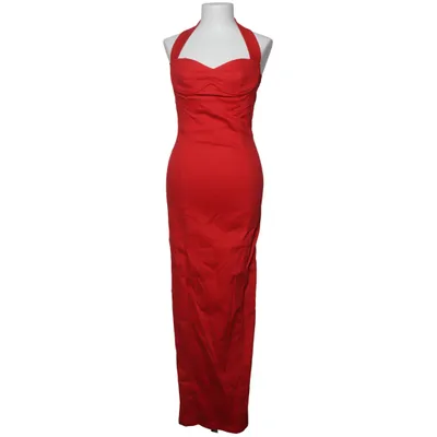 Halternek jurk (Rood) van White Fox Katoen, Elastaan, Polyester