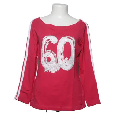Long sleeve T-shirt (Pink, White) from Lonsdale Cotton, Elastane