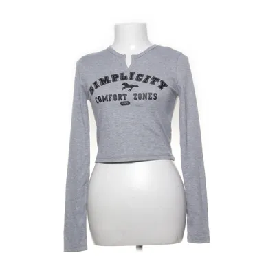 Crop top (Grå) från Dazy Elastan, Polyester, Viskos