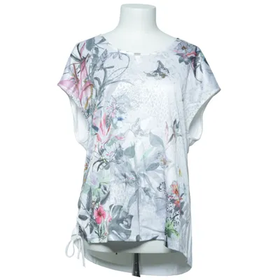 Top (Hvid, Flerfarvet) fra Bonita Elastan, Polyester, Viscose