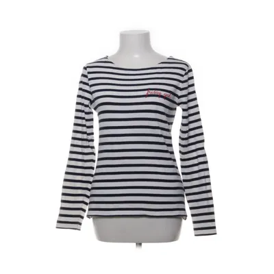 Långärmad t-shirt (Blå, Vit) från Maison Labiche Ekologisk bomull