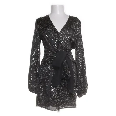 Dress (Black, Gold) from CBR Cotton, Polyester