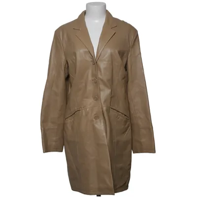 Veste longue en cuir (Beige) de Hollies Stockholm Polyester