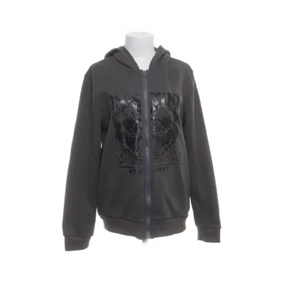 Hoodie (Gray, Black) from Romwe Elastane, Polyester