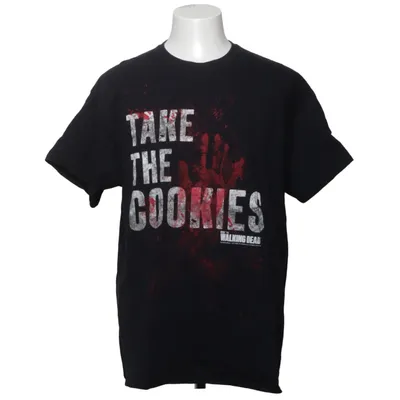 T-shirt (Zwart, Meerkleurig) van Hanes Katoen