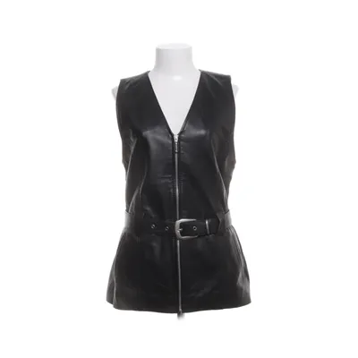 Läderväst (Svart) från Box Leather Skinn