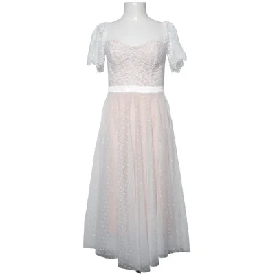 Jurk (Wit, Beige) van Soky & Soka Elastaan, Polyamide, Polyester