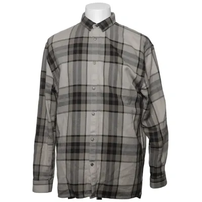 Flannel shirt (Gray, Black) from Won Hundred Cotton