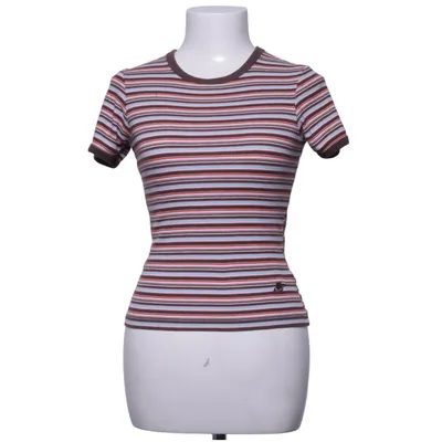 T-shirt (Brun, Blå, Röd) från Planet NUSA Elastan, Ekologisk bomull