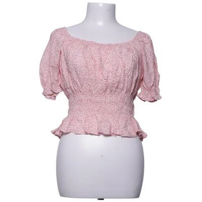 Crop top (Rose, Blanc) de Chiquelle Coton, Polyester