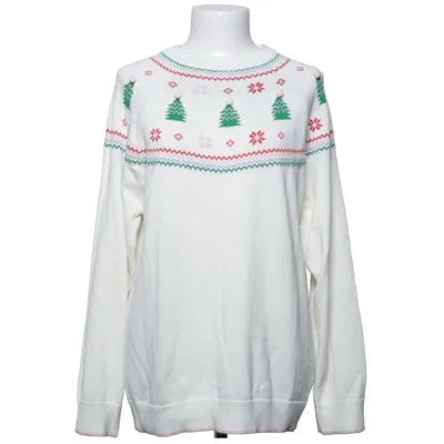 Weihnachtspullover (Weiß, Mehrfarbig) von Women Essentials by Tchibo Bio-Baumwolle, Polyamid