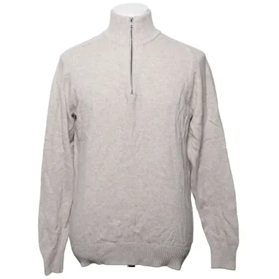 Strickpullover (Beige) von KappAhl Baumwolle, Wolle