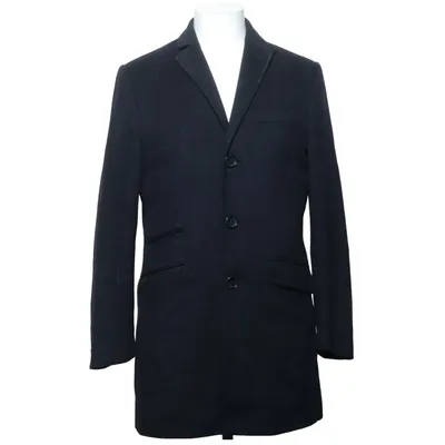 Manteau (Noir) de Riley Cachemire, Polyester, Viscose, Laine