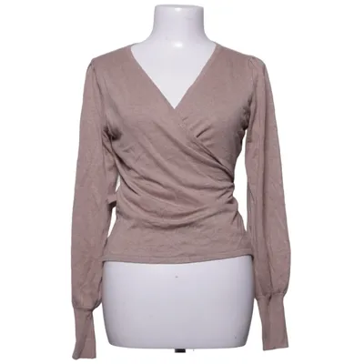 Slå om-cardigan (Beige) fra Kaffe Mohair, Viscose