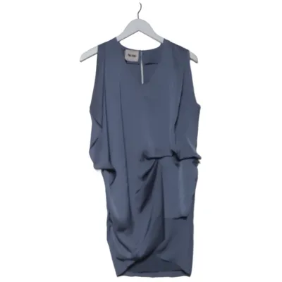 Kjole (Blå) fra Acne Polyester, Viscose