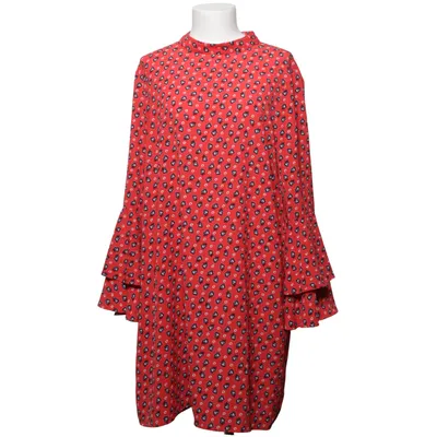 Kjole (Rød, Flerfarvet) fra Indiska Elastan, Polyester