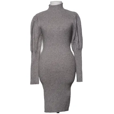 Jurk met col (Grijs) van Blue Vanilla Polyamide, Viscose