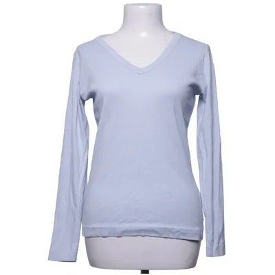 Lange mouwen shirt (Blauw) van Flash Katoen