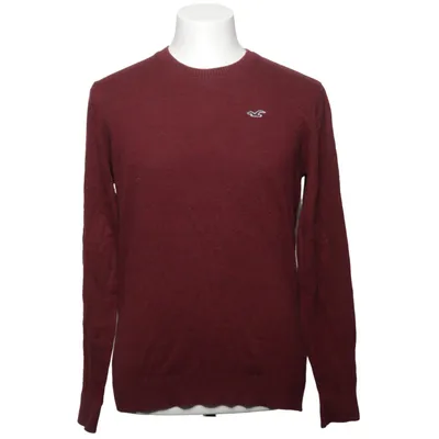 Sweater (Red) from Hollister Cotton, Polyamide, Viscose