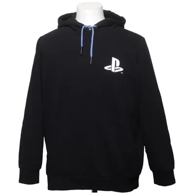 Huvtröja (Svart) från Playstation Bomull, Polyester