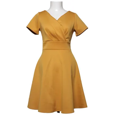 Jurk (Geel) van Wal G Elastaan, Polyester