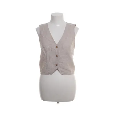 Kostuumgilet (Beige) van Monki Polyester, Linnen, Katoen