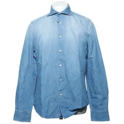 Jeansskjorta (Slim Fit) från Rossi Bomull, Linne