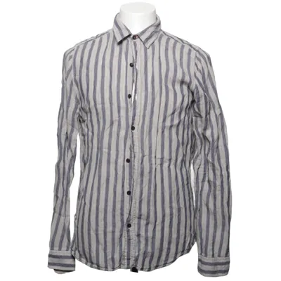 Chemise (Bleu, Blanc) de Nudie Jeans Lin