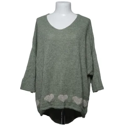 Sweater (Green) from Carla Giannini Metallic fiber, Viscose