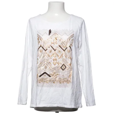 Långärmad t-shirt (Vit, Flerfärgad) från Gina Benotti Bomull