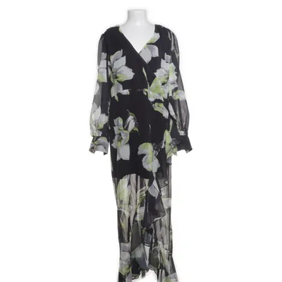 Maxikjole (Sort, Flerfarvet) fra Boohoo Polyester