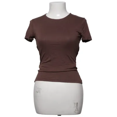 T-shirt (Brun) fra Nelly Bomuld, Elastan