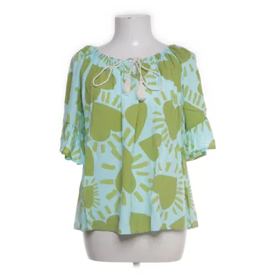 Blouse (Blue, Green) from Lindsay Moda Viscose