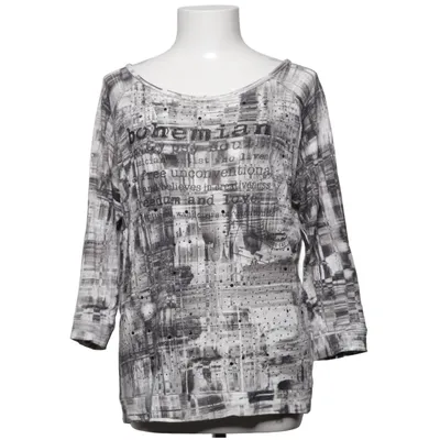 Langærmet t-shirt (Grå, Hvid, Sort) fra Margittes Linned, Viscose