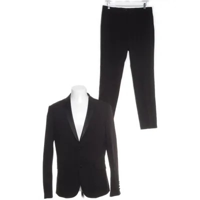Kostym (Svart) från Lindbergh White Elastan, Polyester, Viskos