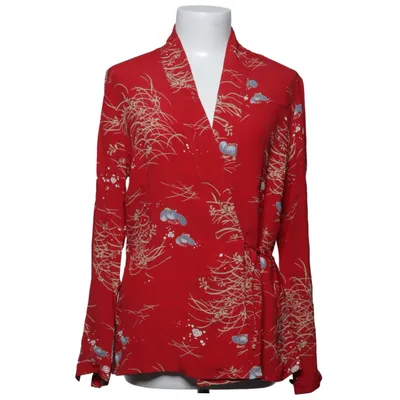 Blouse portefeuille (Rouge, Multicolore) de Kellermann Viscose