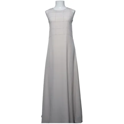Jurk (Beige) van Fabiana Filippi Katoen, Elastaan