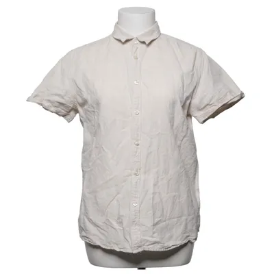 Kortærmet skjorte (Beige) fra Knowledge Cotton Apparel Linned, Økologisk bomuld