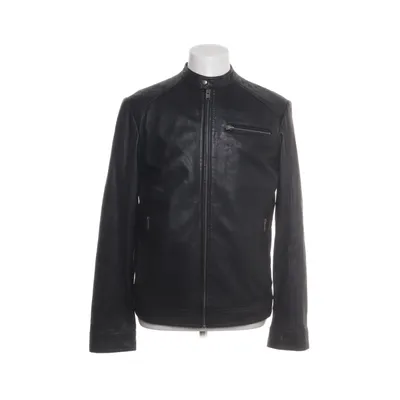 Leather jacket (Black) from Selected Homme Leather