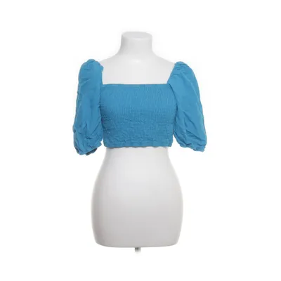 Crop top (Blå) från Zara Bomull, Linne
